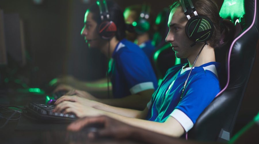 gaming chair and gamers gaming chair and gamers